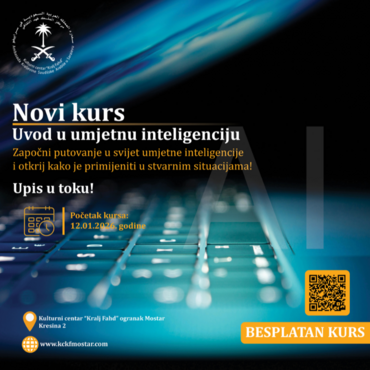 NOVI KURS - UPIS U TOKU !